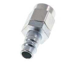 Hardened steel DN 7.2 (Euro) Air Coupling Plug 8x12 mm (streamline) Union Nut