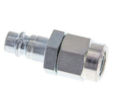 Hardened steel DN 7.2 (Euro) Air Coupling Plug 8x12 mm (streamline) Union Nut