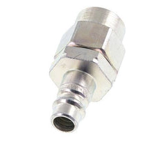 Hardened steel DN 7.2 (Euro) Air Coupling Plug 9.5x13.5 mm (streamline) Union Nut