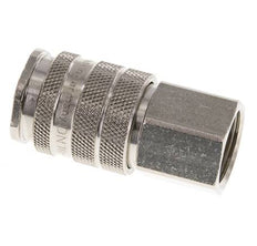 Latón niquelado DN 10 Acoplamiento de aire Enchufe G 1/4 pulgada Hembra