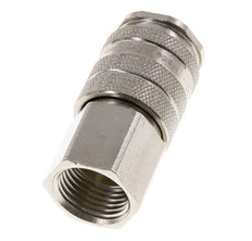 Latón niquelado DN 10 Acoplamiento de aire Enchufe G 1/4 pulgada Hembra