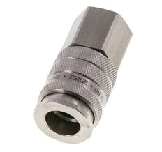 Stainless steel DN 10 Air Coupling Socket G 3/8 inch Female Double Shut-Off