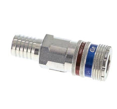 Steel/brass DN 10.4 Safety Air Coupling Socket 16 mm Hose Pillar