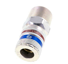 Steel/brass DN 10.4 Safety Air Coupling Socket R 3/4 inch Male