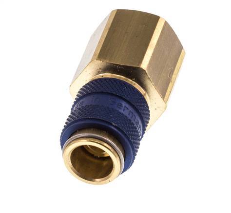 Brass DN 5 Blue Air Coupling Socket G 3/8 inch Female