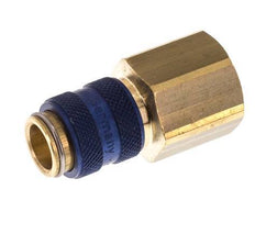 Brass DN 5 Blue Air Coupling Socket G 3/8 inch Female