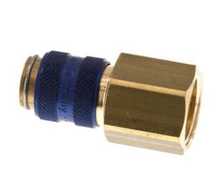Brass DN 5 Blue Air Coupling Socket G 3/8 inch Female