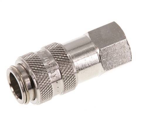Nickel-plated Brass DN 5 Air Coupling Socket G 1/8 inch Female