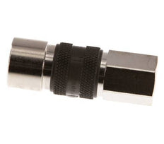 Nickel-plated Brass DN 5 Brown-Coded Air Coupling Socket G 1/8 inch Female