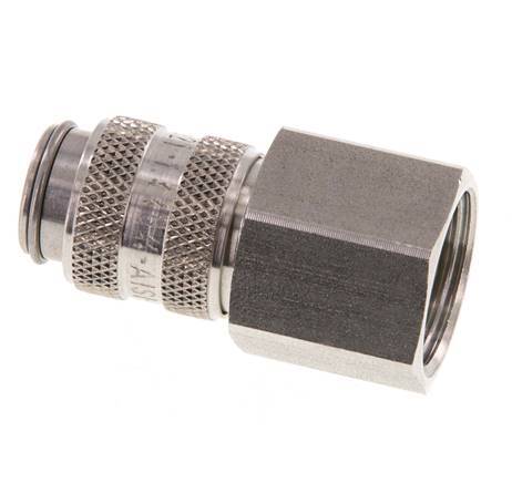Stainless Steel 316L DN 5 Air Coupling Socket G 3/8 inch Female