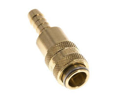Brass DN 5 Air Coupling Socket 6 mm Hose Pillar