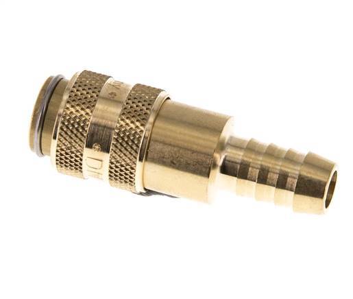 Brass DN 5 Air Coupling Socket 8 mm Hose Pillar