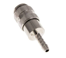 Nickel-plated Brass DN 5 Air Coupling Socket 4 mm Hose Pillar