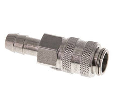 Stainless steel DN 5 Air Coupling Socket 8 mm Hose Pillar
