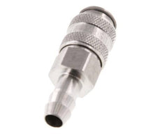 Stainless Steel 316L DN 5 Air Coupling Socket 8 mm Hose Pillar