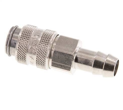 Hardened steel DN 5 Air Coupling Socket 9 mm Hose Pillar