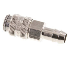 Hardened steel DN 5 Air Coupling Socket 9 mm Hose Pillar