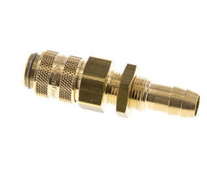 Brass DN 5 Air Coupling Socket 9 mm Hose Pillar Bulkhead