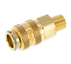 Brass DN 5 Air Coupling Socket 1/8 inch Male NPT