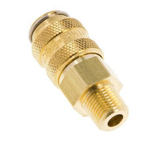 Brass DN 5 Air Coupling Socket 1/8 inch Male NPT