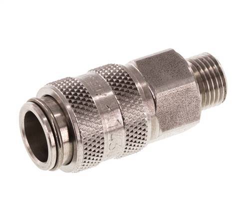 Stainless steel DN 5 Air Coupling Socket G 1/8 inch Male