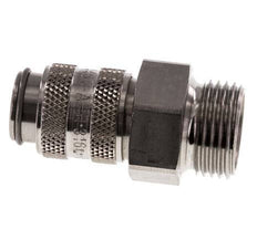 Stainless Steel 316L DN 5 Air Coupling Socket G 3/8 inch Male