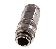 Stainless Steel 316L DN 5 Air Coupling Socket 6x8 mm Union Nut