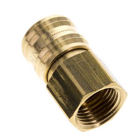 Brass DN 5.5 (Orion) Air Coupling Socket G 1/2 inch Female