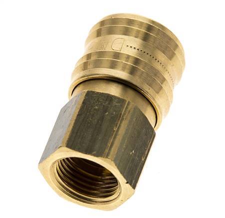 Brass DN 5.5 (Orion) Air Coupling Socket G 3/8 inch Female