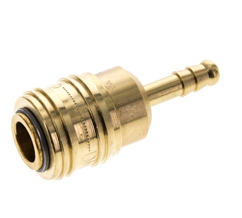Brass DN 5.5 (Orion) Air Coupling Socket 6 mm Hose Pillar