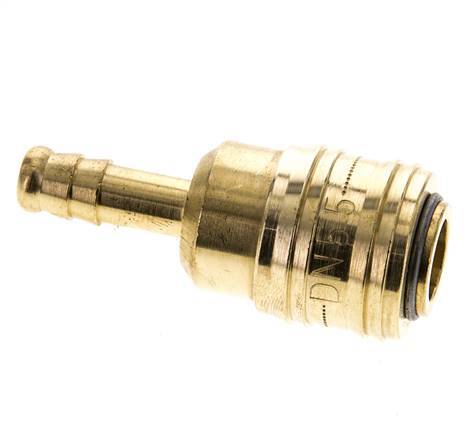 Brass DN 5.5 (Orion) Air Coupling Socket 8 mm Hose Pillar