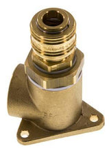 Brass DN 7.2 (Euro) Air Coupling Socket G 3/4 inch Female Wall-Mount