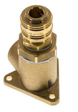 Brass DN 7.2 (Euro) Air Coupling Socket G 3/4 inch Female Wall-Mount