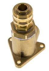 Brass DN 7.2 (Euro) Air Coupling Socket G 3/4 inch Female Wall-Mount