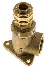 Brass DN 7.2 (Euro) Air Coupling Socket G 3/4 inch Female Wall-Mount