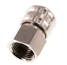 Latón niquelado DN 7.2 (Euro) Enchufe de acoplamiento de aire G 1/2 pulgada Hembra