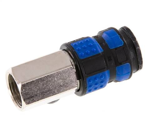 Latón niquelado DN 7.8 Acoplamiento de aire Enchufe G 3/8 pulgadas Hembra