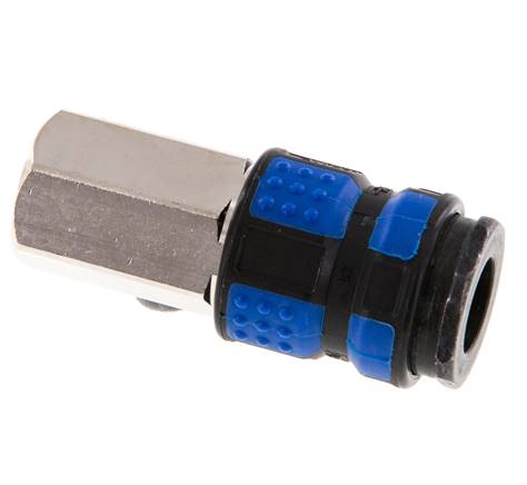 Latón niquelado DN 7.8 Acoplamiento de aire Enchufe G 3/8 pulgadas Hembra