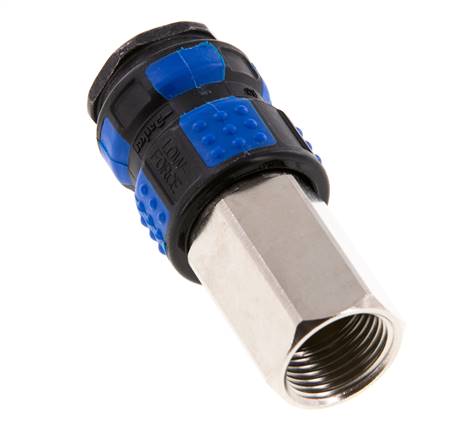 Latón niquelado DN 7.8 Acoplamiento de aire Enchufe G 3/8 pulgadas Hembra