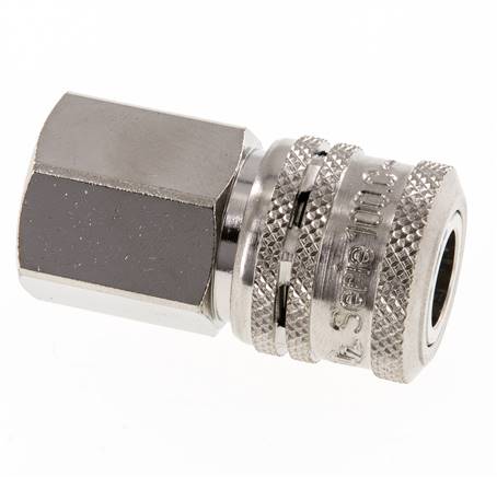 Acero DN 7.2 (Euro) Acoplamiento de aire de seguridad Enchufe G 1/2 pulgada Hembra