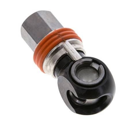 Steel DN 8 Safety Air Coupling Socket G 3/8 inch Female