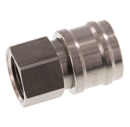 Stainless steel DN 7.2 (Euro) Air Coupling Socket G 1/2 inch Female