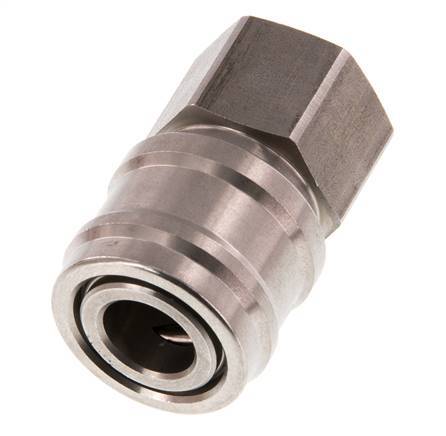 Stainless steel DN 7.2 (Euro) Air Coupling Socket G 1/2 inch Female