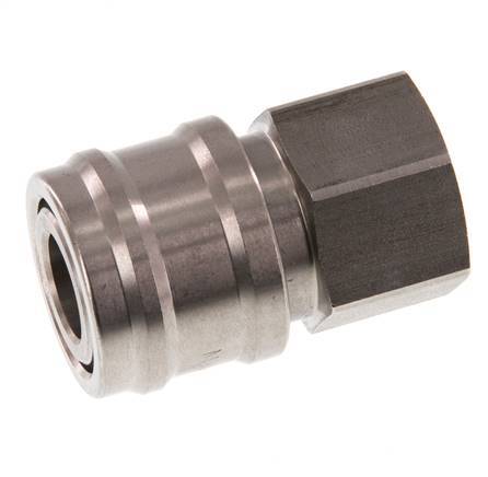 Stainless steel DN 7.2 (Euro) Air Coupling Socket G 1/2 inch Female