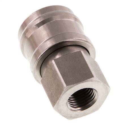 Stainless steel DN 7.2 (Euro) Air Coupling Socket G 1/4 inch Female