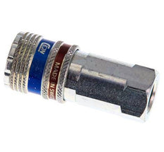 Steel/brass DN 7.6 (7.2 Euro) Safety Air Coupling Socket G 1/4 inch Female