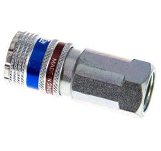 Steel/brass DN 7.6 (7.2 Euro) Safety Air Coupling Socket G 3/8 inch Female