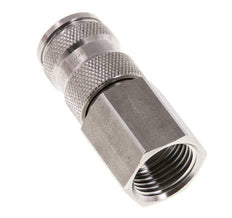 Acero inoxidable 316L DN 7.8 Acoplamiento de aire Enchufe G 1/2 pulgada Hembra Doble Cierre