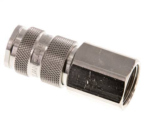 Hardened steel DN 7.8 Air Coupling Socket G 1/2 inch Female