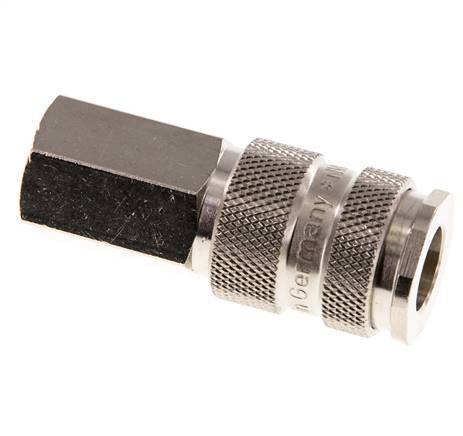Hardened steel DN 7.8 Air Coupling Socket G 1/4 inch Female